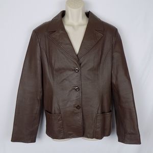 Mens Brown Leather Jacket